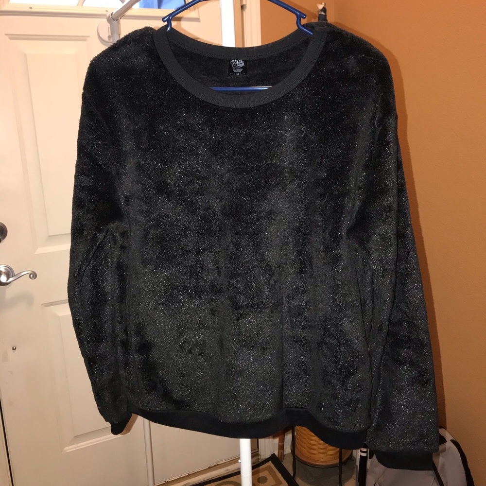 Black Sparkly Sweatshirt